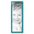 thumbnail image 2 of ArtToFrames 10x29 inch Distressed Aqua Picture Frame, Green Wood Poster Frame (4485), 2 of 8