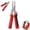 Red, variant on 16 in 1 Wire Stripper Twister, Multifunctional Stainless Foldable Professional Wirestripper for Cutting and Pulling Wires,Cable Scissors