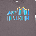 thumbnail image 4 of Inktastic Happy Hanukkah with Candles Boys or Girls Toddler T-Shirt, 4 of 5