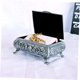 thumbnail image 5 of unbranded Caja Decorativa De Aleación Plateada Con Grabado Detallado Para Almacenamiento Práctico En Escritorio, 5 of 8