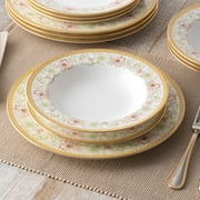 Noritake Blooming Splendor 12-Piece Dinnerware Set, Service for 4