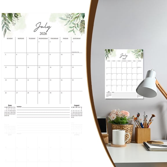 Magnetic Calendar 2026-2027 - Magnetic Calendar for Fridge 2026-2027 from Jul. 2026 - Dec. 2027, 13" 脳 10", Tear-off Pad, Blocks with Julian Dates, MagneticFridge Calendar for Life