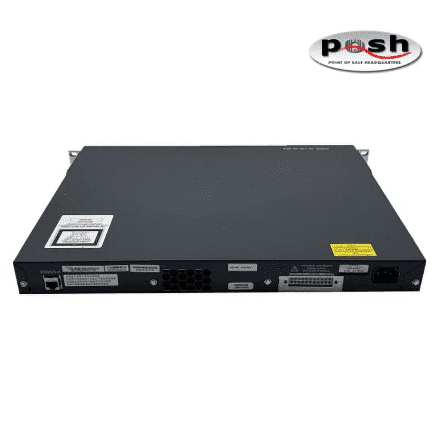 Restored Cisco C2960 - 48 Port 10/100 Ethernet PoE Switch w/Mounts (Refurbished)