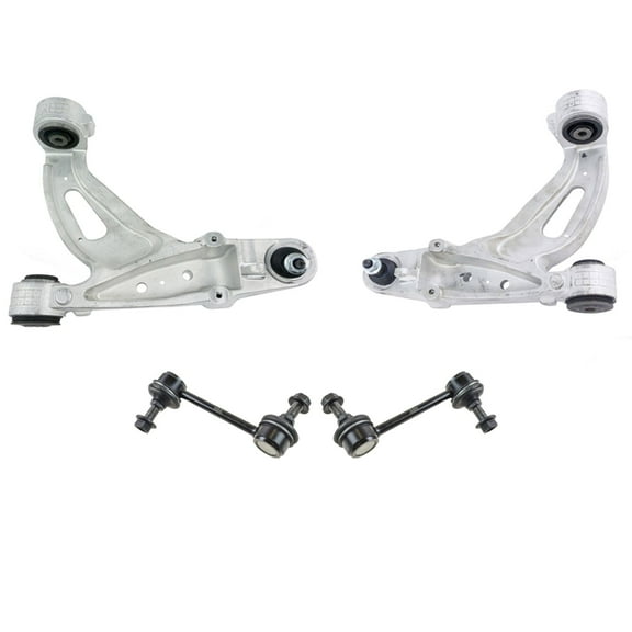 TRQ 4pc Suspension Kit Control Arm Ball Joint Assembly w/ Sway Bar End Links PSA64808
