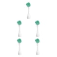 thumbnail image 1 of Seitruly Cepillo de limpieza facial Cepillo de masaje facial de silicona Limpiador facial exfoliante, cabeza única, verde blanco Type2 NO2 Seitruly CBP152401, 1 of 6