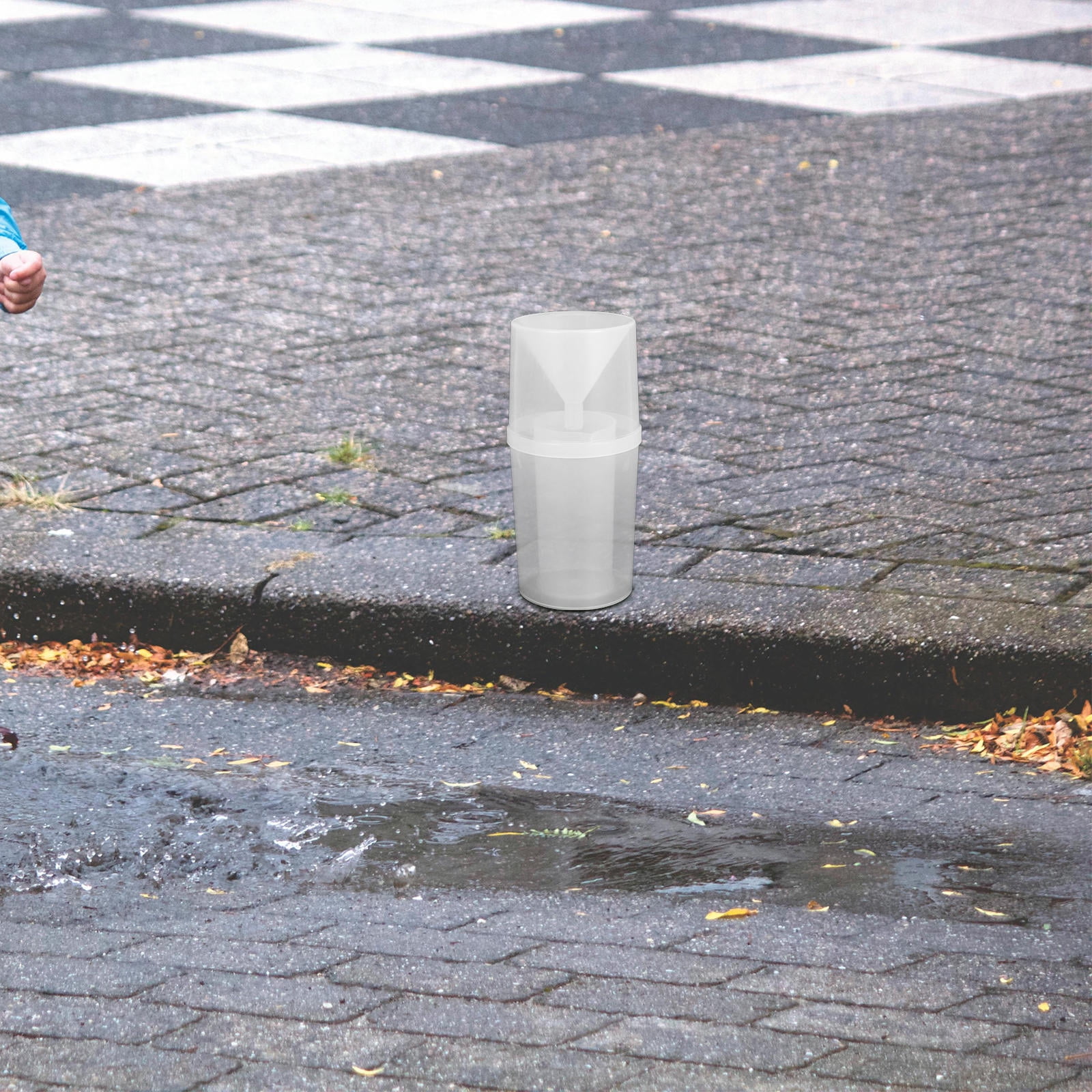 Worgeous Rain Gauge Measuring Tool Garden Rain Gauge Cup Outdoor Plastic Yard Rain Gauge Practical Rain Gauge Cup Replacement Lawn Rain Gauge