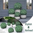 thumbnail image 5 of Yeuimy Artificial Boxwood Balls Topiary Balls,9.06inch Round Topiary Ball Outdoor,Uv Resistant & Fade Resistant Faux Bushes,Evergreen Spring Artificial Plants For Outdoor Indoor Front Porch Garden, 5 of 8