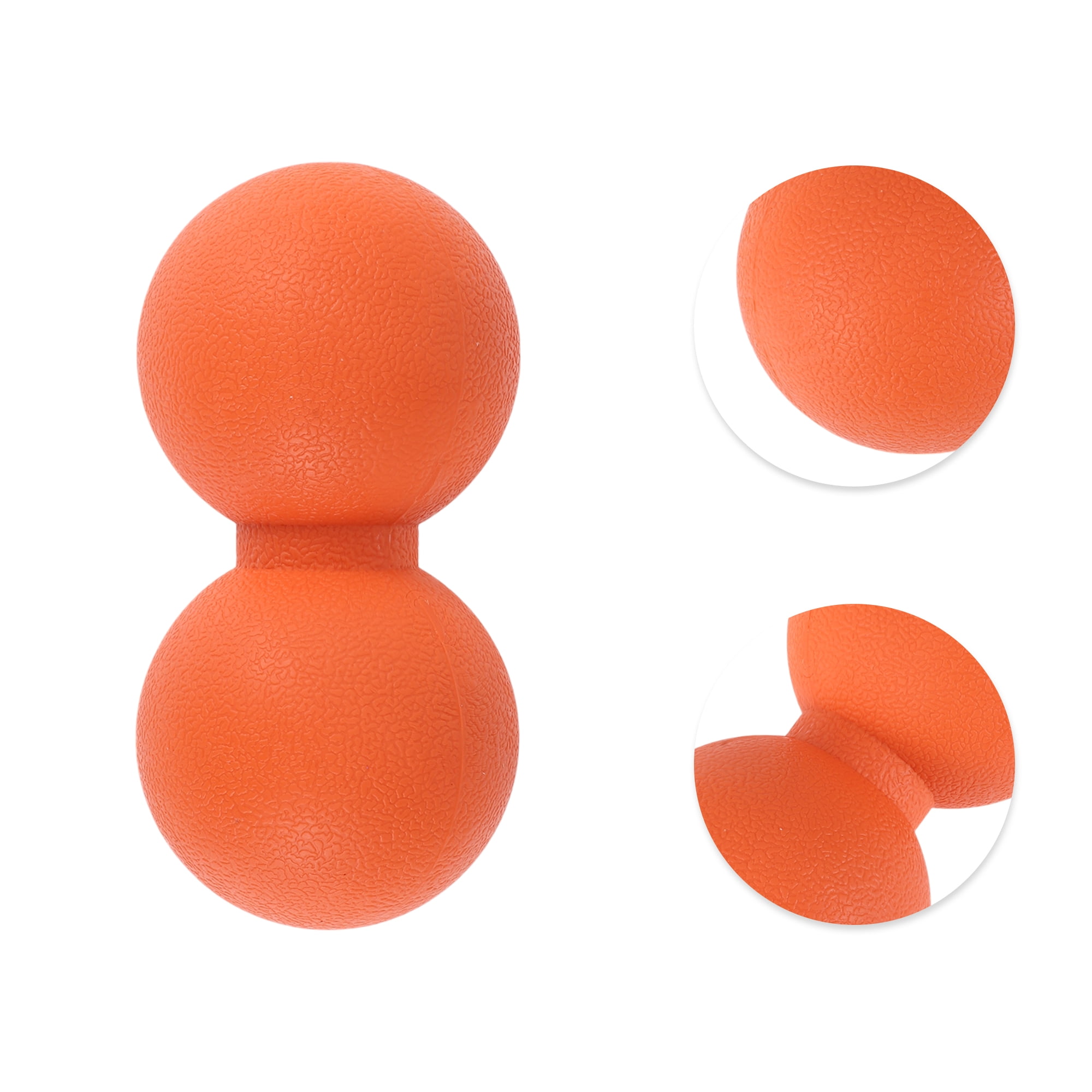 Unique Bargains Massage Ball Massager 4.76x2.56x2.56 1 Pc Macaron Orange
