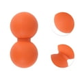 thumbnail image 3 of Unique Bargains 1 Pc Comfortable Massage ball Manual Massager Tools 4.76"x2.56"x2.56" Macaron Orange, 3 of 6