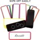 thumbnail image 2 of 54-pack whiteboardmagneter, 9 färger - 29 x 79 mm - skrivbar magnet Y, 2 of 5
