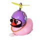 thumbnail image 1 of Adornos De Coche De Pato Rosa, Decoraciones Para Salpicadero De Coche, Gafas Geniales, Pato Con Casco De Hélice, Cadena Dorada Eigraketly OD016040-03, 1 of 6