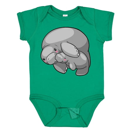 

Inktastic Cute Manatee Family Gift Baby Boy or Baby Girl Bodysuit