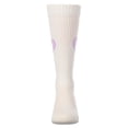 thumbnail image 5 of MeMoi Girls "Filled Heart" Ribbed Cotton-Rich Novelty Knee High Sock - Girls - Female, 4, Purple, 5 of 11