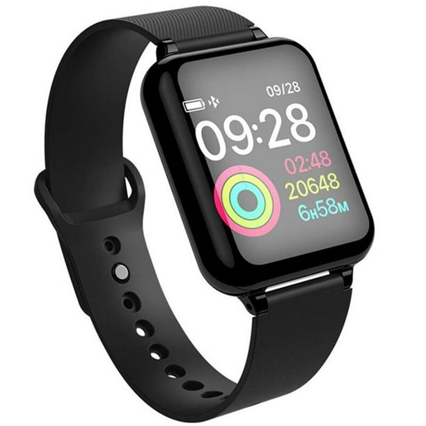 Fralugio Smartwatch Reloj Inteligente Deportivo Mod B57 Notificaciones Monitores de Ejercicio Negro Fralugio Lujo