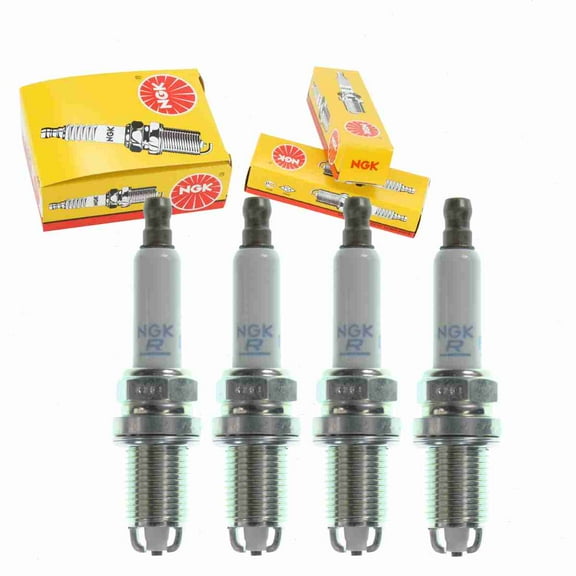 4 pc NGK 6292 Standard Spark Plugs for 101 905 607 Ignition Wire Secondary Fits select: 2002-2004 VOLKSWAGEN PASSAT