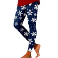 thumbnail image 3 of Zhanying Leggings de Noël pour Femmes Rouges Abordables Leggings Capri Infroissables pour Femmes Rose G, 3 of 7