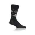 thumbnail image 2 of Men's Black Based Argyle Crew Sock, 2 of 5