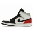 thumbnail image 2 of Jordan Men's 1 Mid SE Red Black Toe Shoes, from StockX, 2 of 5