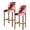 Red, variant on Sage Green Marble Bar Stool Covers Set of 6, Modern Ombre Abstract Ink Painting Art Stretch Washable Bar Chair Covers with Backs, Removable Pub Counter Height Chair Cover for Kitchen Dining Room Cafe