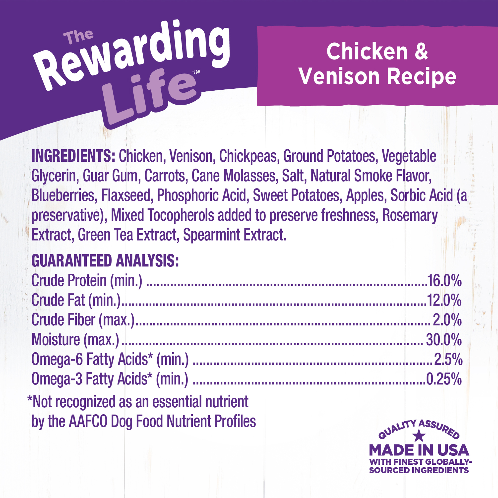 Wellness Rewarding Life Soft & Chewy Dog Treats, Grain Free, Chicken ...