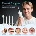 thumbnail image 6 of COSLUS Water Dental Flosser Pick for Teeth,DIY Mode,300ML,IPX7 Waterproof,Portable,Rechargeable,for Home Travell-White, 6 of 8