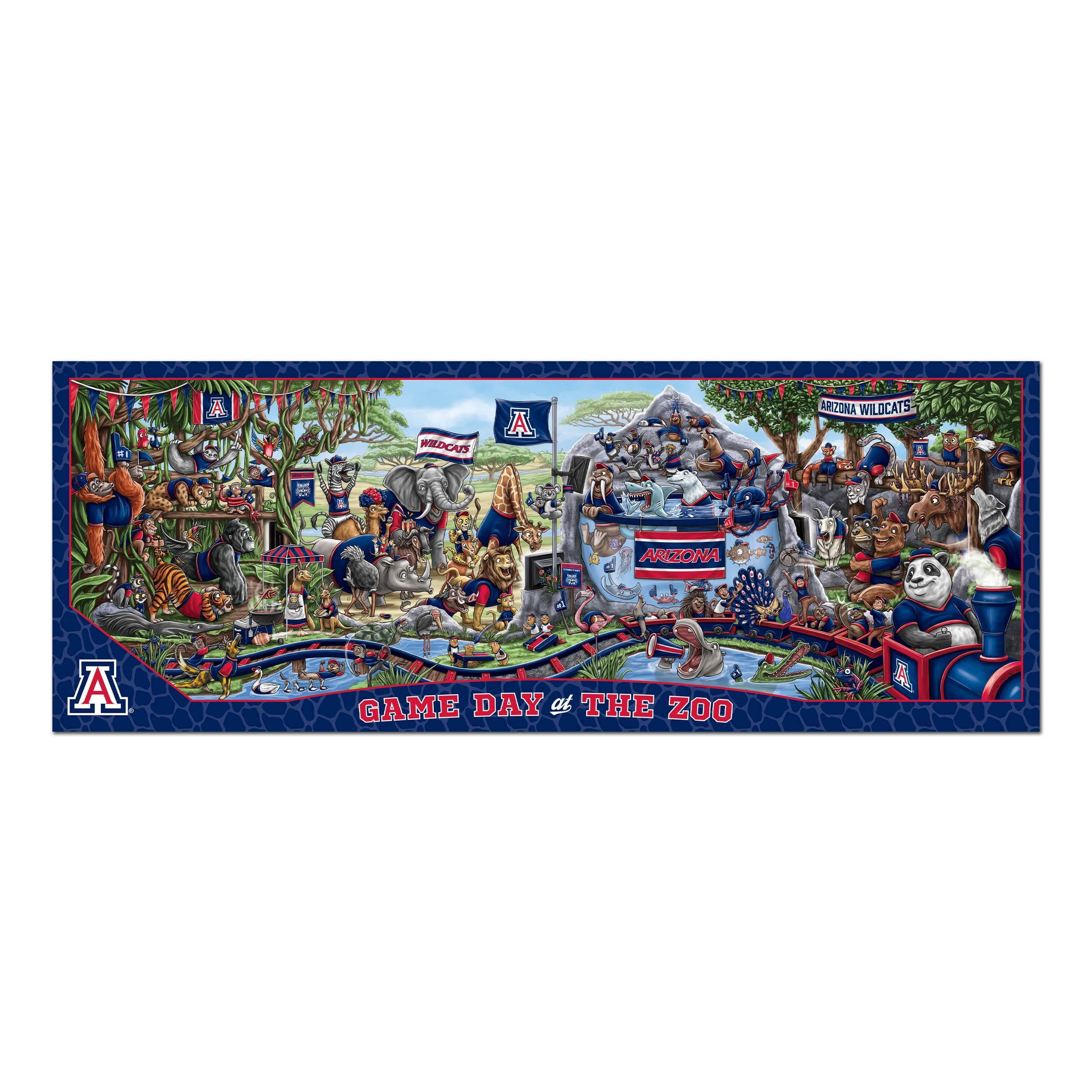 YouTheFan NCAA Arizona Wildcats Game Day at the Zoo - 500 pc Puzzle