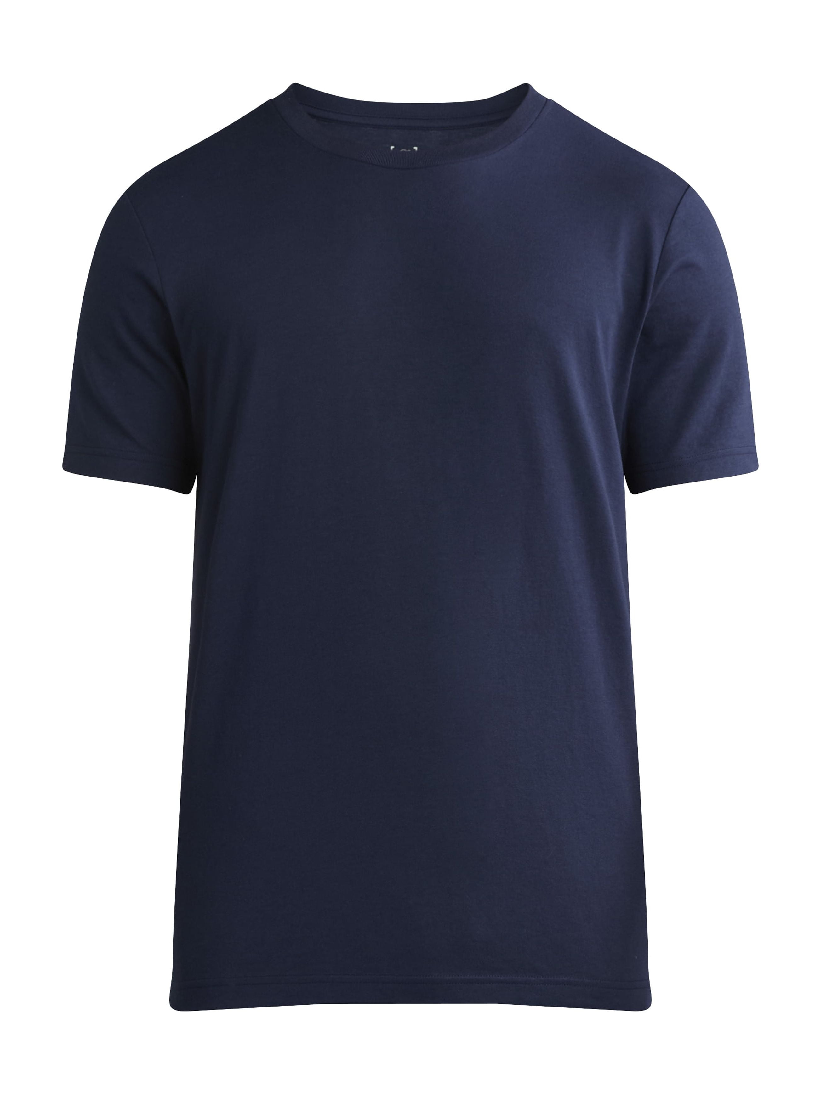 Men's & Big Men's 3-Pack Crewneck Tee with Short Sleeves, Sizes XS-3XL