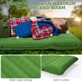 thumbnail image 2 of FNARMW Colchoneta para dormir para acampar, colchoneta para acampar extra gruesa de 5 pulgadas con almohada, bomba de pie incorporada, colchonetas inflables para dormir, compactas para acampar, mochil, 2 of 5