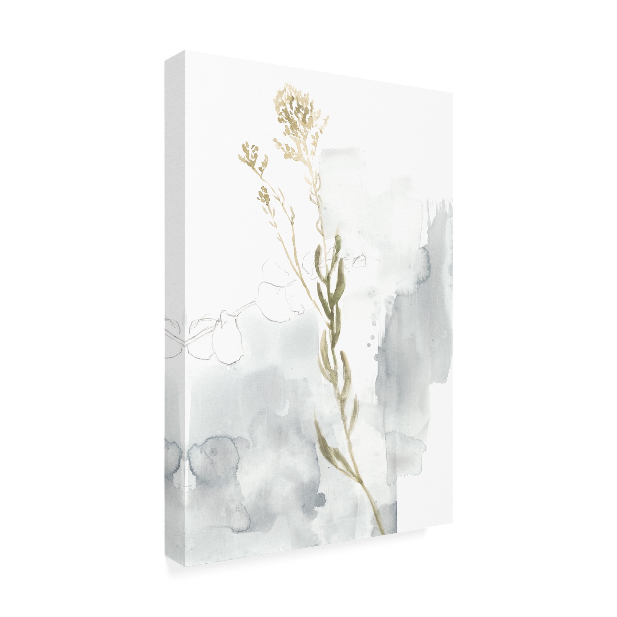 Trademark Fine Art 'Wildflower Triptych III' Canvas Art by Jennifer Goldberger