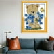 thumbnail image 2 of Kit de punto de cruz para bordar con oso y flores, bordado, kit de bordado 17 x 21cm 14CT, 2 of 9
