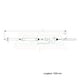 thumbnail image 2 of Cable Chicote Sobremarcha Compatible Con Buick Universal Transmision Thm 350 Todos CAHSA Cable Chicote Acelerador, 2 of 6