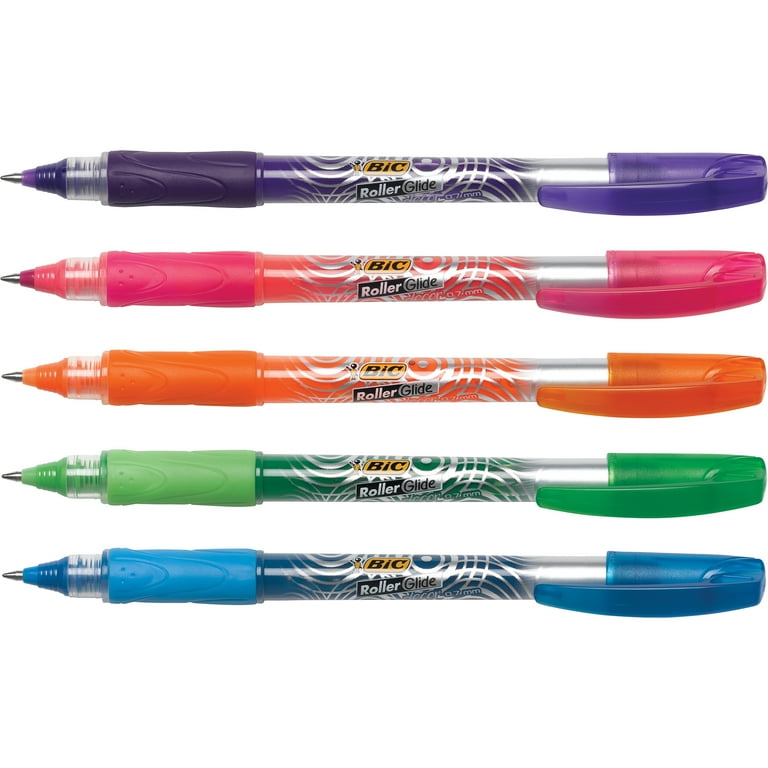 Bic Z4 Plus Rubber Grip Rollerball Pens