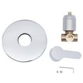 thumbnail image 2 of Miumaeov Shower Valve Mixer Kit Wall Mount Single Function Shower Faucet Control Valve Bath Mixer Bathroom Water Tap Hot & Cold Single Handle Tub, 2 of 12