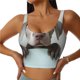 thumbnail image 1 of Balery Adorable Puppy Portrait Sujetadores deportivos con espalda cruzada para mujer, acolchados, sin costuras, de alto impacto, ideales para yoga, gimnasio, entrenamiento y fitness.-, 1 of 8