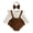 Brown, variant on Wonitaaizi Baby Girl Floral Romper Dress Newborn Clothes Outfit Overalls Onesie 2PC (3-6 Months,Pink)