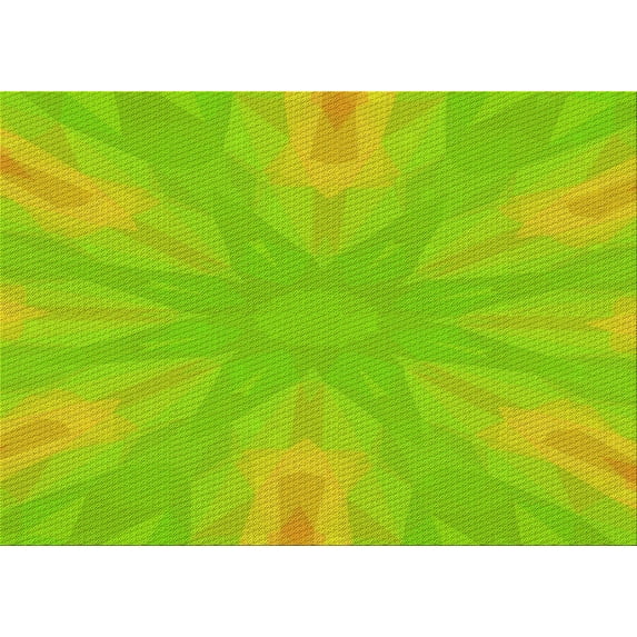 Ahgly Company Indoor Rectangle Patterned Pistachio Green Area Rugs, 8' x 10'