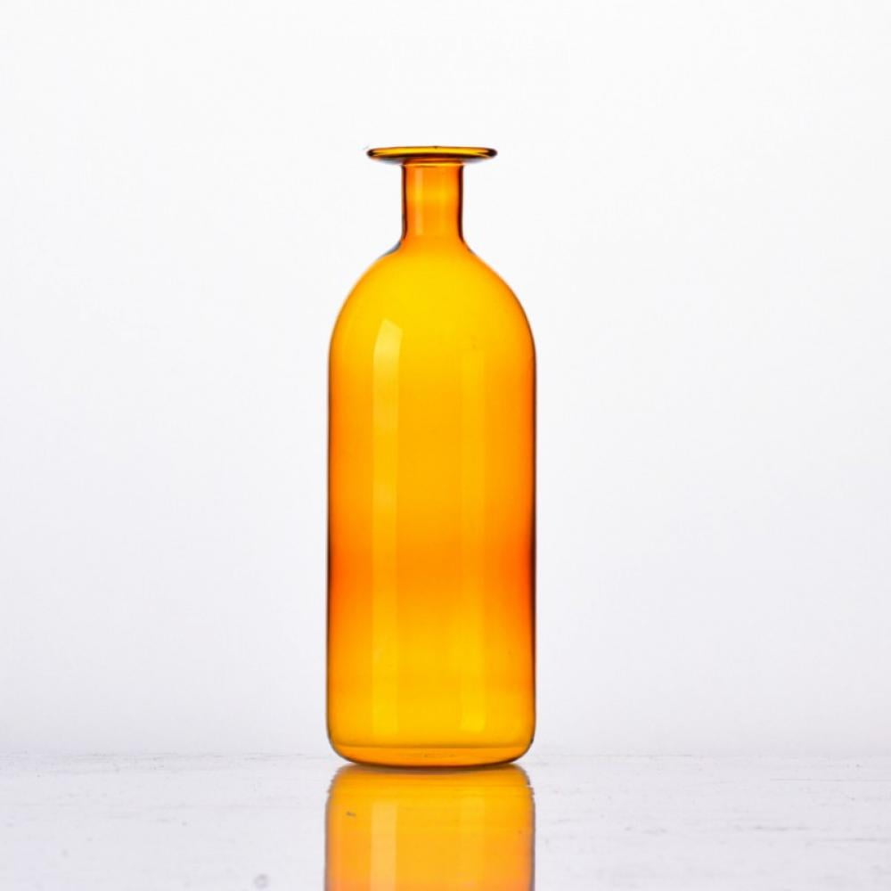 Modern Glass Vase Colorful Crystal Clear Glass Vase for Home Office