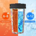 thumbnail image 5 of Rocae Vector Mexican Otomi Style Bright for Stainless Steel Vacuum Insulated Tumbler Coffee Travel Mug Spill Proof with Lid, 5 of 8