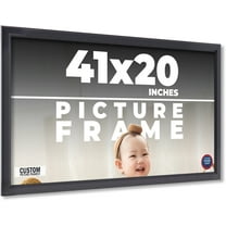 41x20 Frame Black Passaggi Solid Wood Picture Frame Width 1.5 Inches | Interior Depth 0.5 Inches |