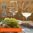 thumbnail image 4 of Stölzle Lausitz Cocoon White Wine Glass (Set of 6) - 16.5 oz Crystal Stemware for Red & White Wines, Dishwasher Safe & Lead-Free Glasses for Home Bar - Elegant Gift-Ready Collection, 4 of 7
