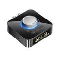 thumbnail image 1 of Adaptador Bluetooth receptor audio 5 en 1, Bluetooth 5.0, AUX/RCA, Negro, 1 of 5