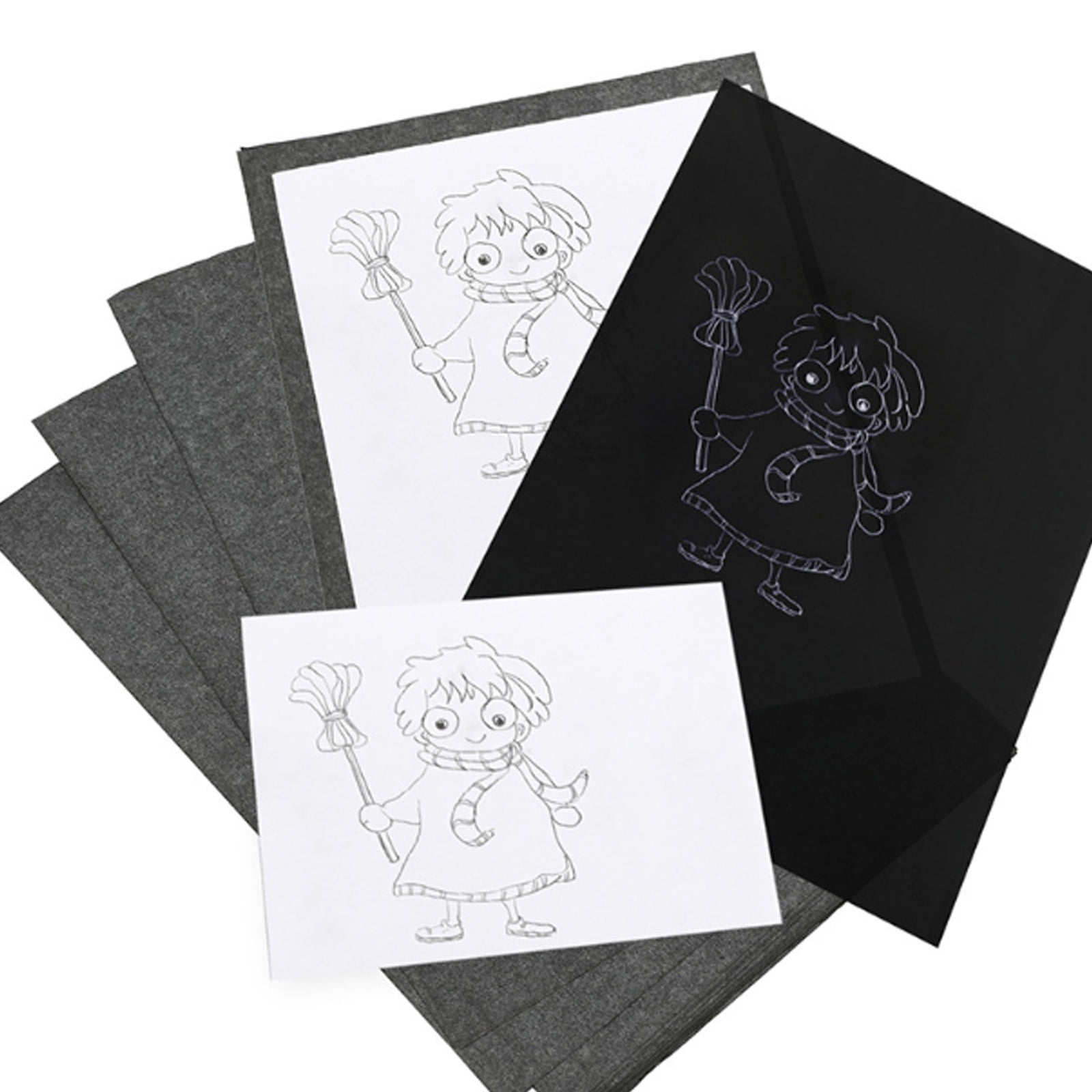 CCOCC 500Pcs Tracing Paper,Carbon Paper for DIY Transfers,Art & Craft Projects