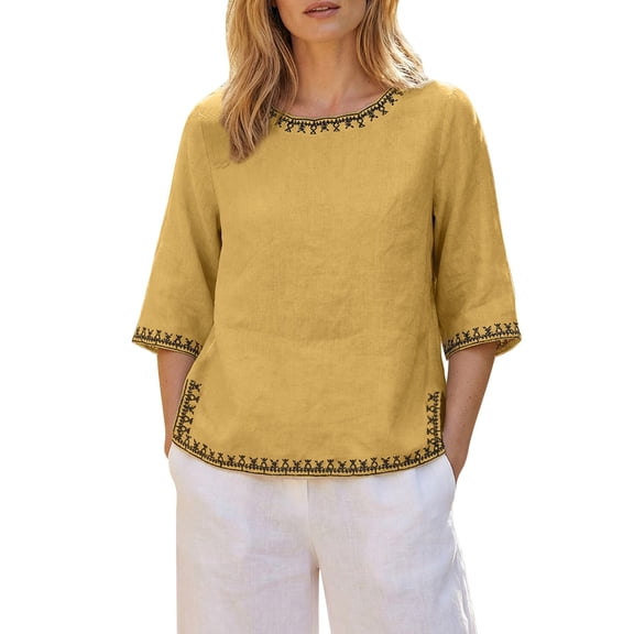 Basic T Shirts for Women Everyday Casual Loose Fit Summer Short Sleeve