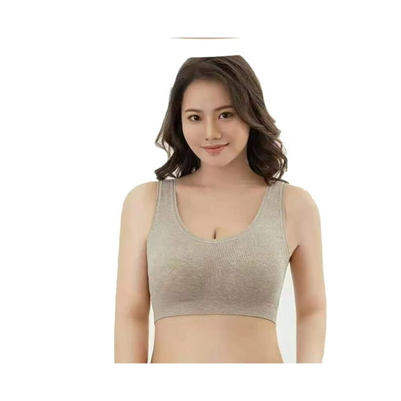 Women Bras 1 Pack of Wireless Seamless Bra Biege