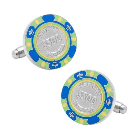 Men's Cufflinks Inc 500 Dollar Poker Chip Cufflinks