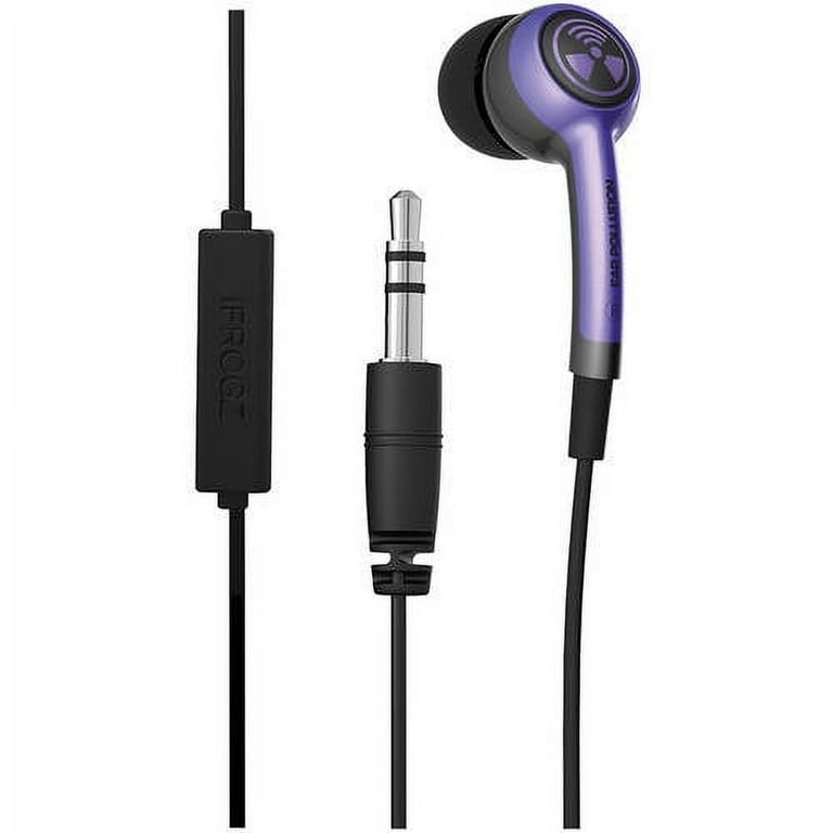 IFROGZ EarPollution Plugz with Mic - Purple