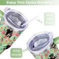 thumbnail image 5 of Cute Dog Design 40oz Tumbler with Handle - Double Wall Insulated Coffee Mug for Women - Dog Mom Gift Travel Cup with Straw, 5 of 7