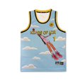 thumbnail image 2 of 23# reyes del aire Alleyoop Bone Collector America EUR Diseño Camisetas Camisetas de baloncesto de Street Ball SET Camisetas Pantalones, 2 of 5
