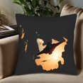 thumbnail image 5 of Set of 2 Throw Pillow Covers 18x18in - Vibrant Sunset Silhouette Design Perfect for Couch Bed or Car Decor, 5 of 8