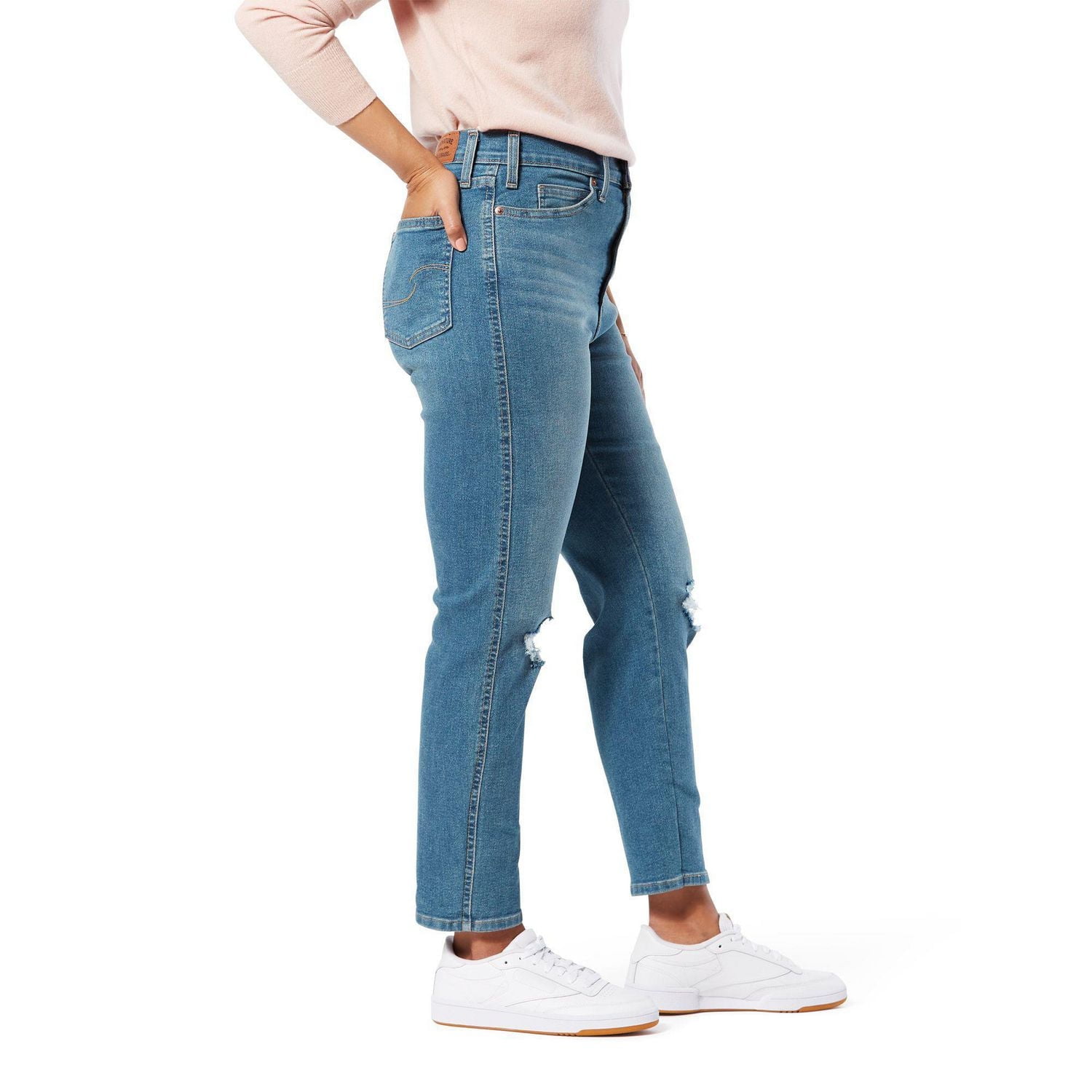 Levi Strauss Signature.MC Jean droit taille haute d'époque pour femme